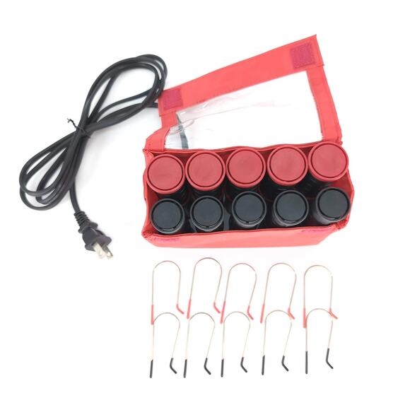 Remington H-1015 Compact Ceramic Ionic Hot Rollers Curlers Compact Travel Set UC - Picture 13 of 16